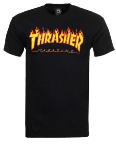 Koszulka Thrasher Flame Logo czarna